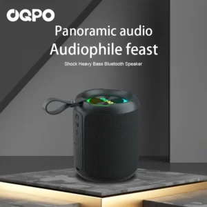 OQPO 40W Wireless Outdoor Speaker – IPX7 Waterproof, 360° Surround Sound, Deep Bass, Bluetooth 5.3, TWS Pairing & 3 EQ Modes