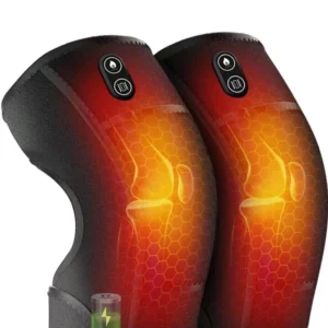 Snailax Vibration Knee Massager with Graphene Heating Pad – Heated Knee Brace for Pain Relief, Arthritis Support & Muscle Recovery